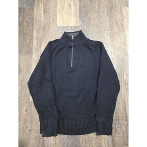 American Eagle Outfitters Blue 1/3 Zip Sweater Size XL